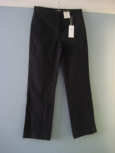 Ladies navy chinos - navy,