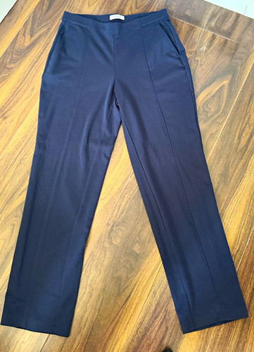 Classic navy tailored trousers