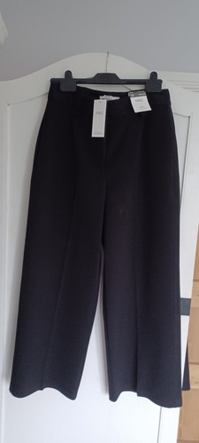 Women black trousers - m&s, women's
